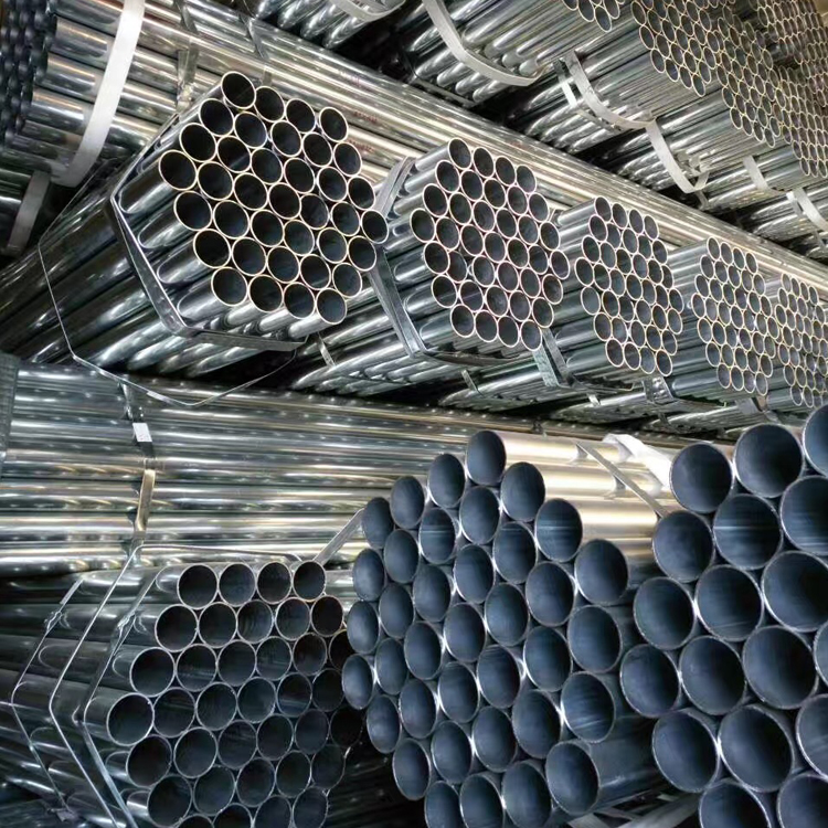 Wholesale price for BS1387 75mm Welded GI Steel Pipe